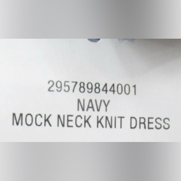 Club Monaco Navy Ribbed Dress with Button Detail - Picture 7 of 10